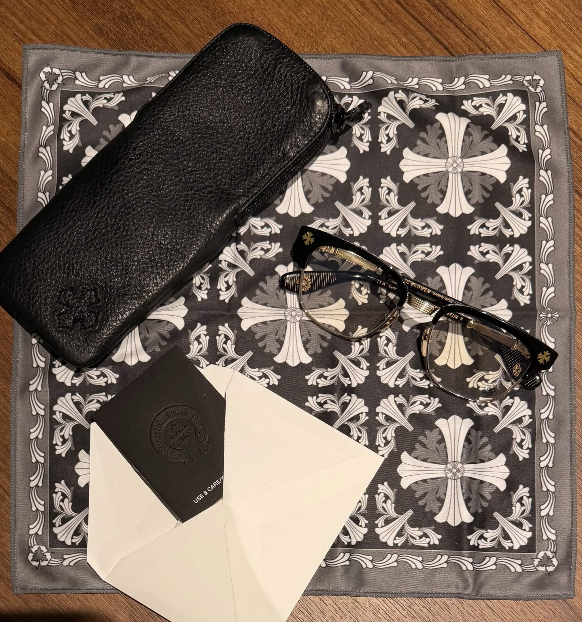 Chrome Hearts GRAIL CHROME HEARTS GLASSES GOLD/BLACK BONENNOISSEUR II Size ONE SIZE - 2 Thumbnail