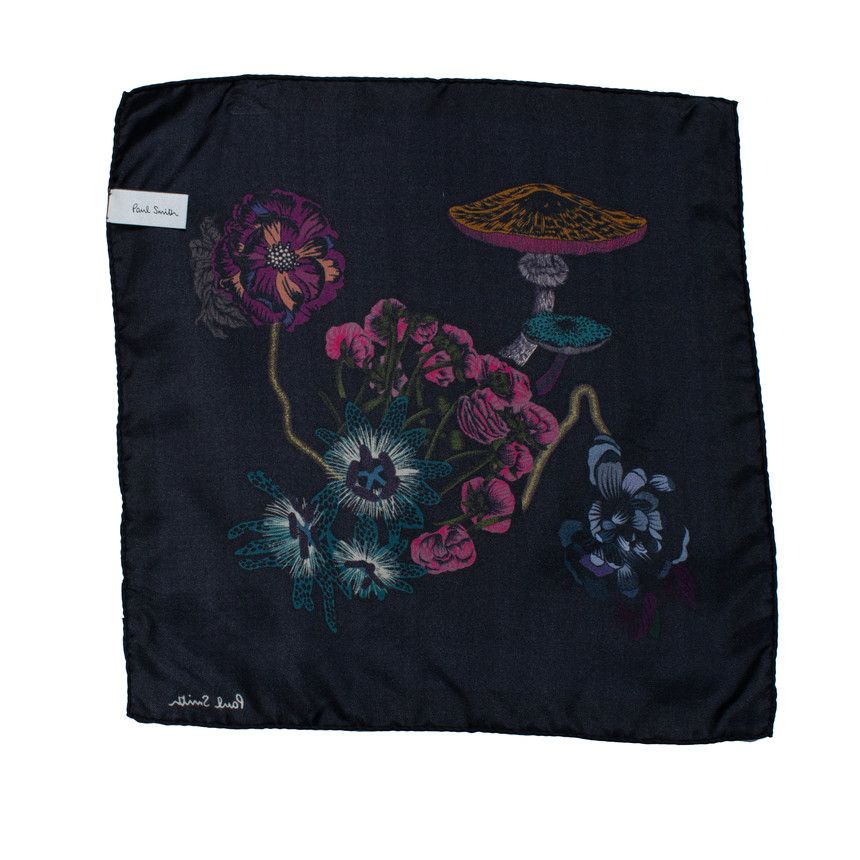 Paul Smith Paul Smith, Pocket square with floral print Size ONE SIZE - 2 Thumbnail