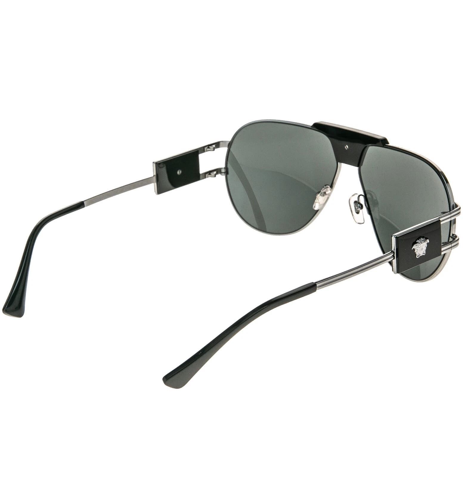 Versace VERSACE 2252 Medusa NAVIGATOR Aviator Sunglasses VE2252 Size ONE SIZE - 8 Thumbnail