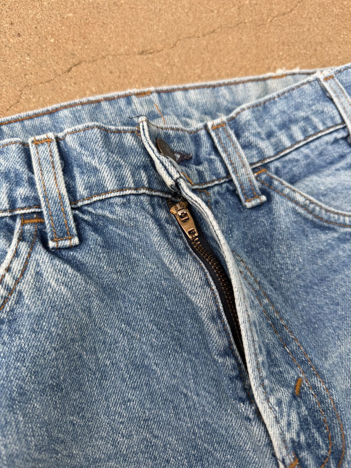 Levi's Vtg 80’s Levi’s 684 Orange Tab Bellbottom Flare Jeans 29x29 Size US 29 - 5 Thumbnail
