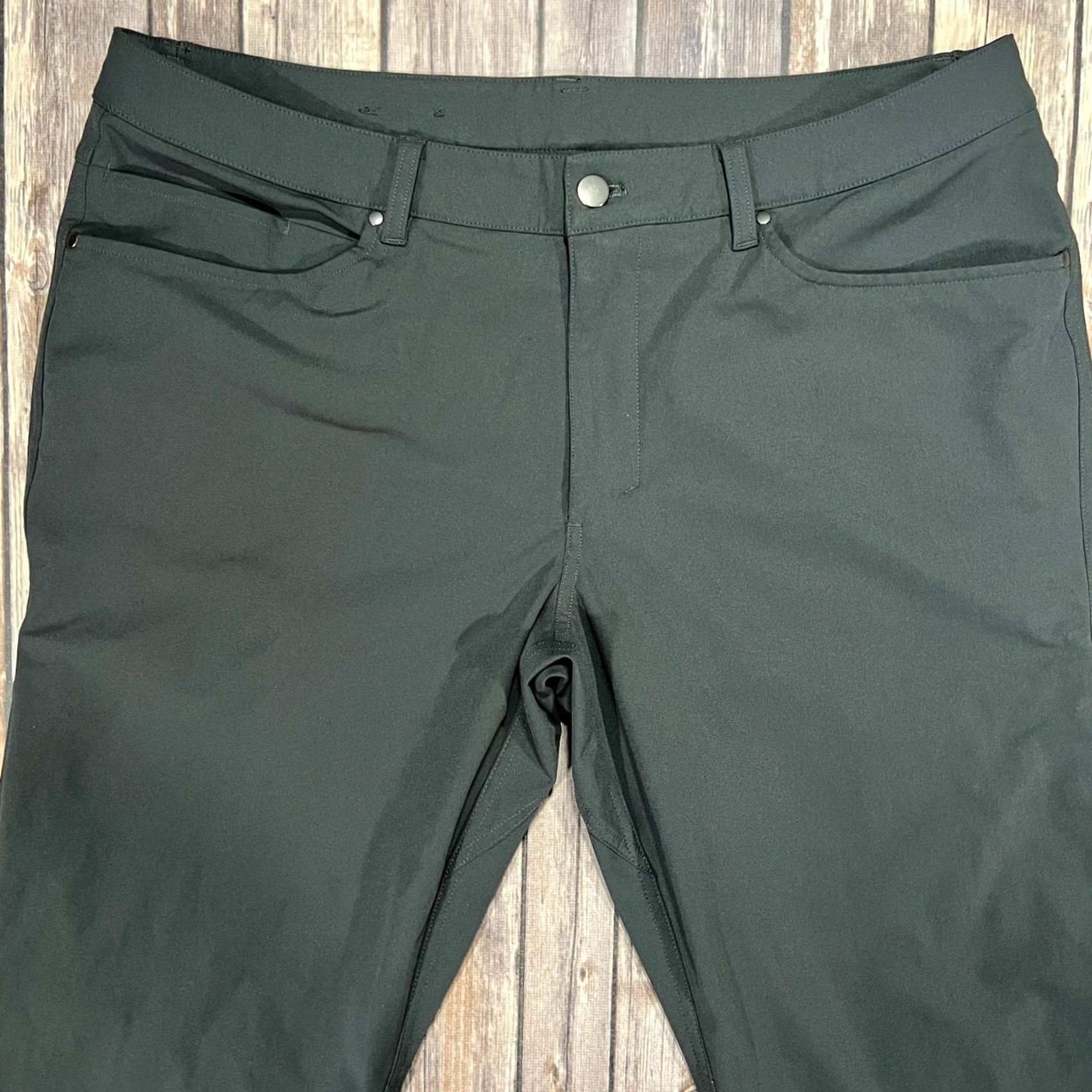 Lululemon Lululemon ABC Classic Fit Pants 36x31 Grey Warpstreme Performance Chino Mens Size US 36 / EU 52 - 3 Thumbnail