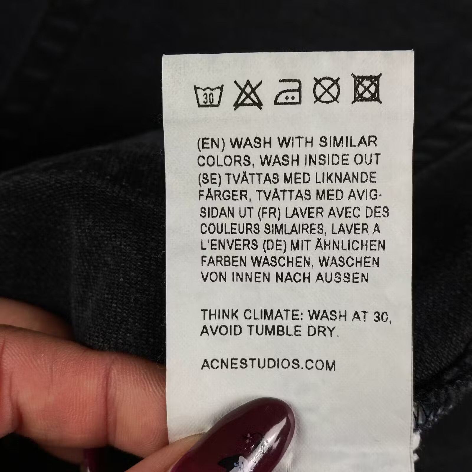 Acne Studios Womens Jeans Acne Studios Size 28 Blue Size 28" / US 6 / IT 42 - 7 Thumbnail