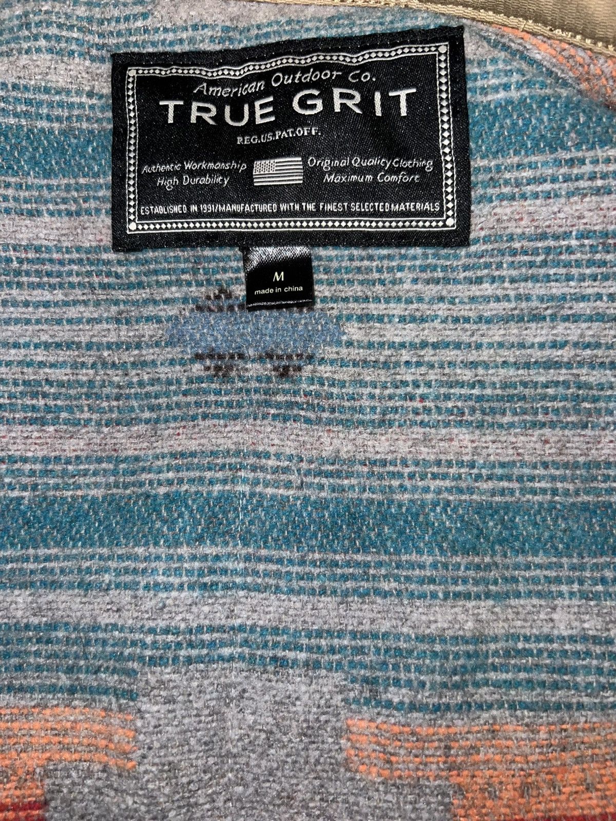 True Grit True Grit Blanket Lined Jacket Size US M / EU 48-50 / 2 - 8 Thumbnail