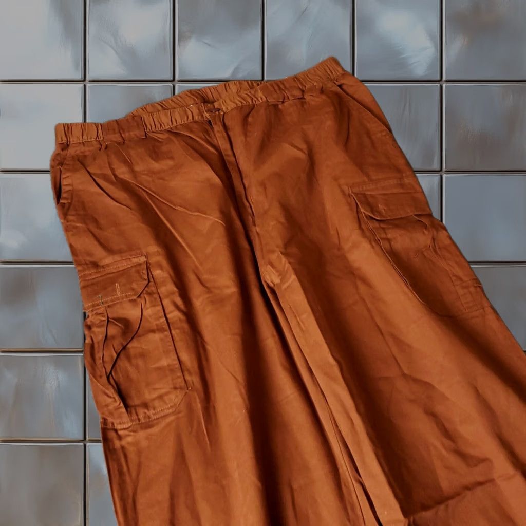 Kingsize Pants Mens 1XL T 40l Big Tall Cargo Brown Orange Khaki Utility Outdoor Casual, Men's (Size 36)