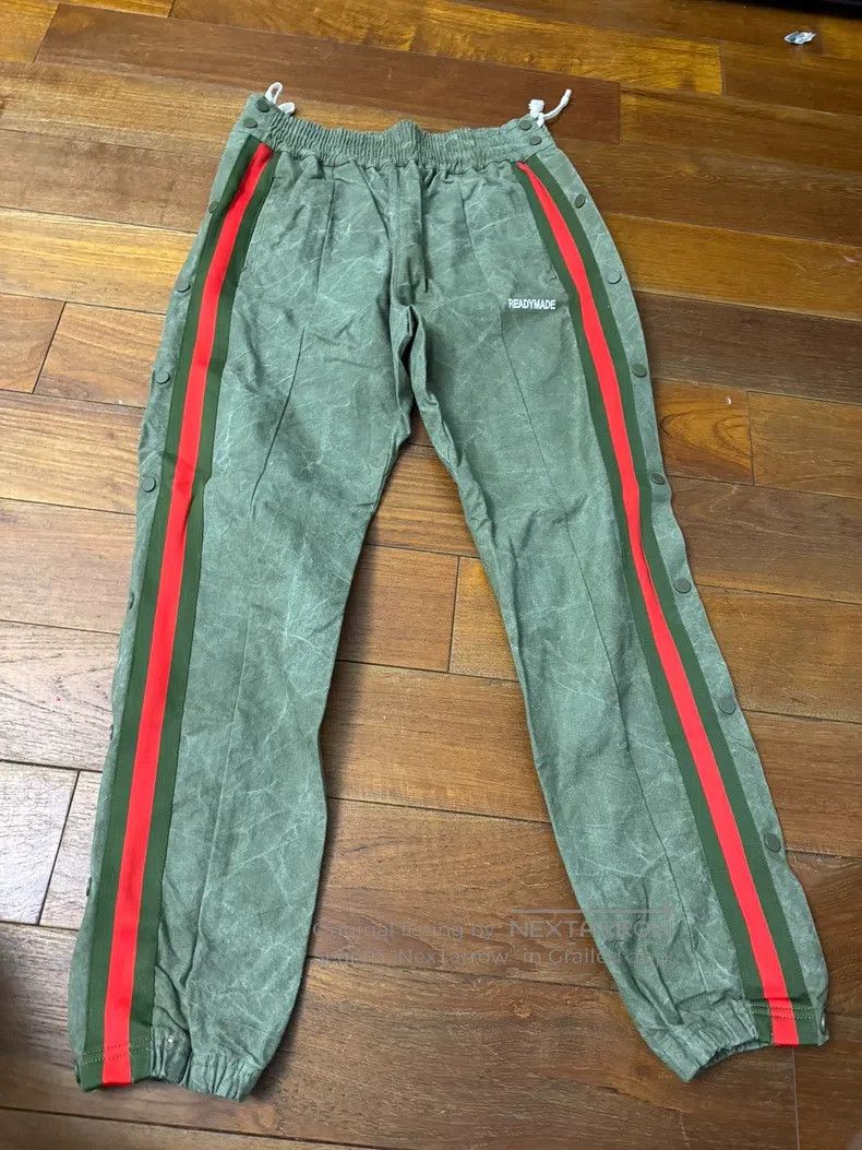 READYMADE Ready Made size 2 Military Fabric Trousers with Red and Gre Size US 38 / EU 54 - 1 Thumbnail