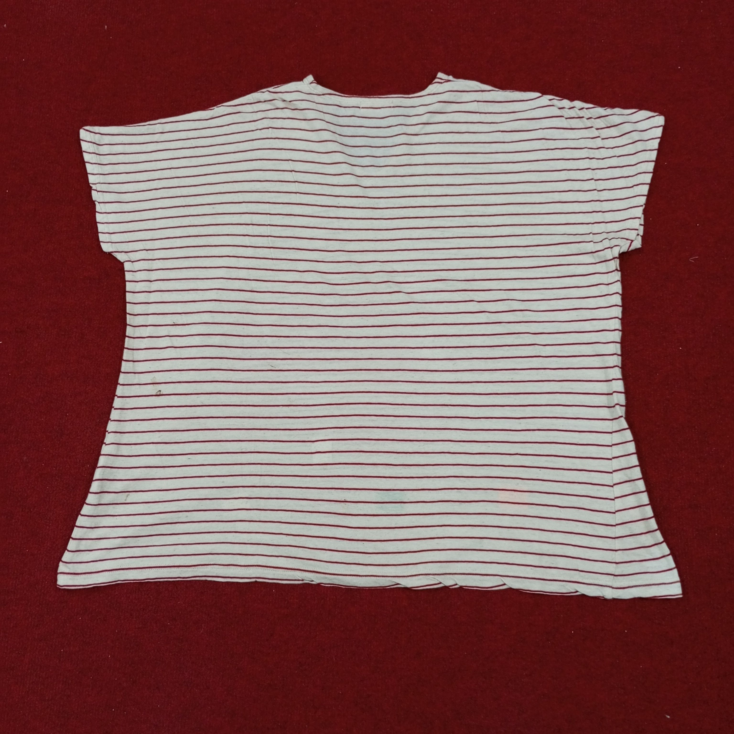 Designer × Issey Miyake × Vintage Plantation Issey Miyake Japanese Designer Brand Stripes Tees Size XXL / US 16-18 / IT 52-54 - 4 Thumbnail