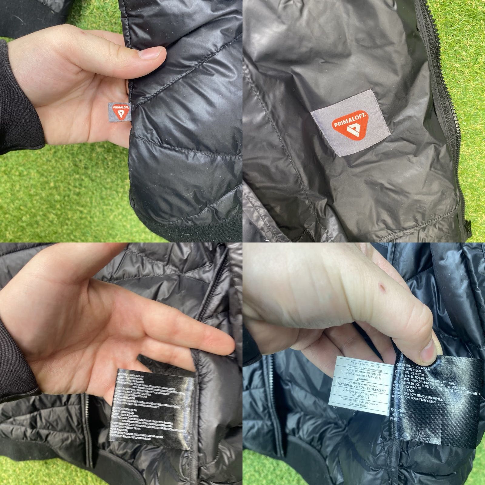 Vintage Bernardo Puffer Jacket Womens Small Down Fill Black Primaloft Full Zip Up Hiking Jacket Coat Zip Removable Hood Mid-Length Long Sleeve Nylon Lining Size S / US 4 / IT 40 - 8 Thumbnail