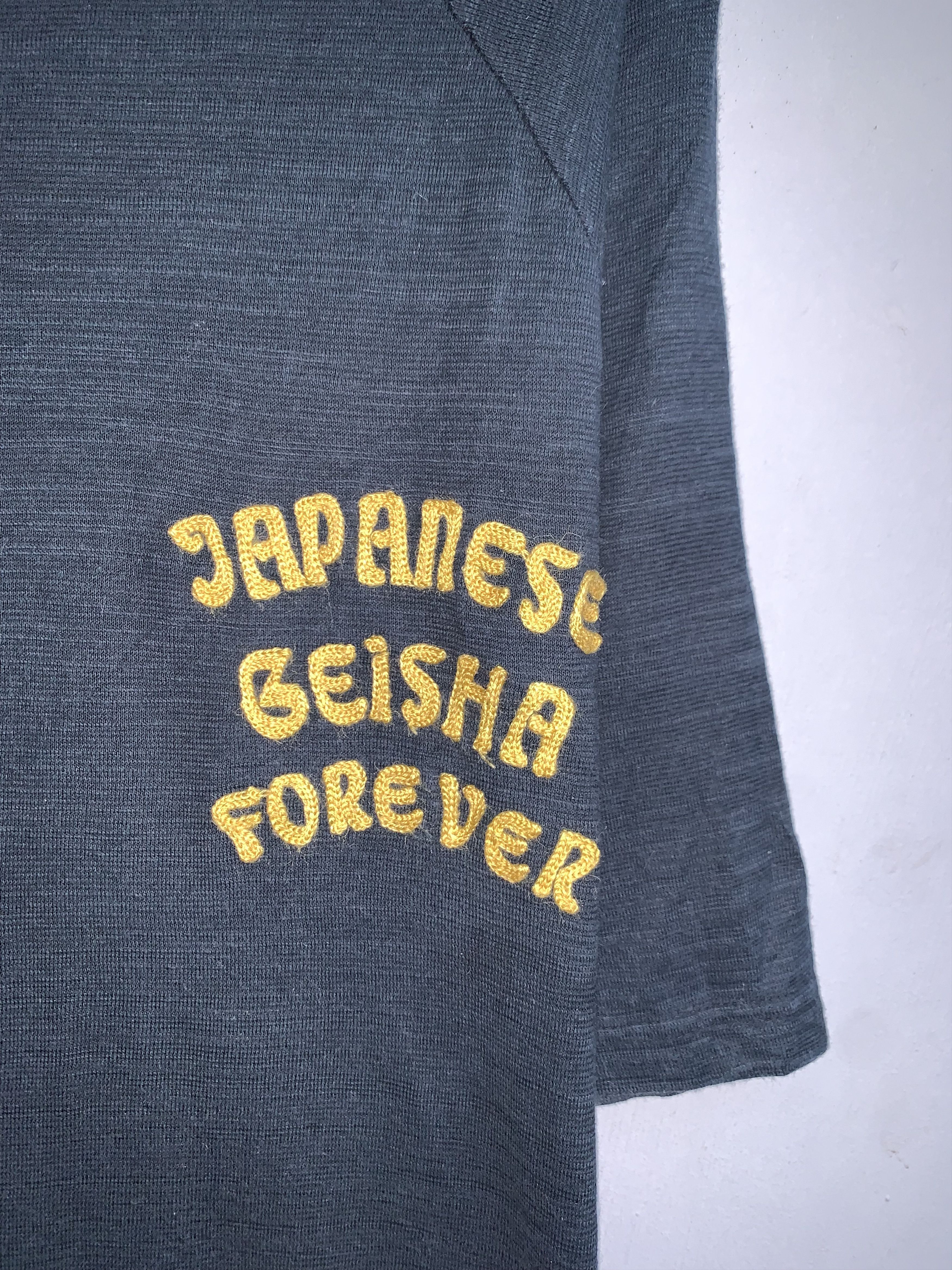 Anime Geisha Embroidered Japanese Shirt Size US L / EU 52-54 / 3 - 3 Thumbnail