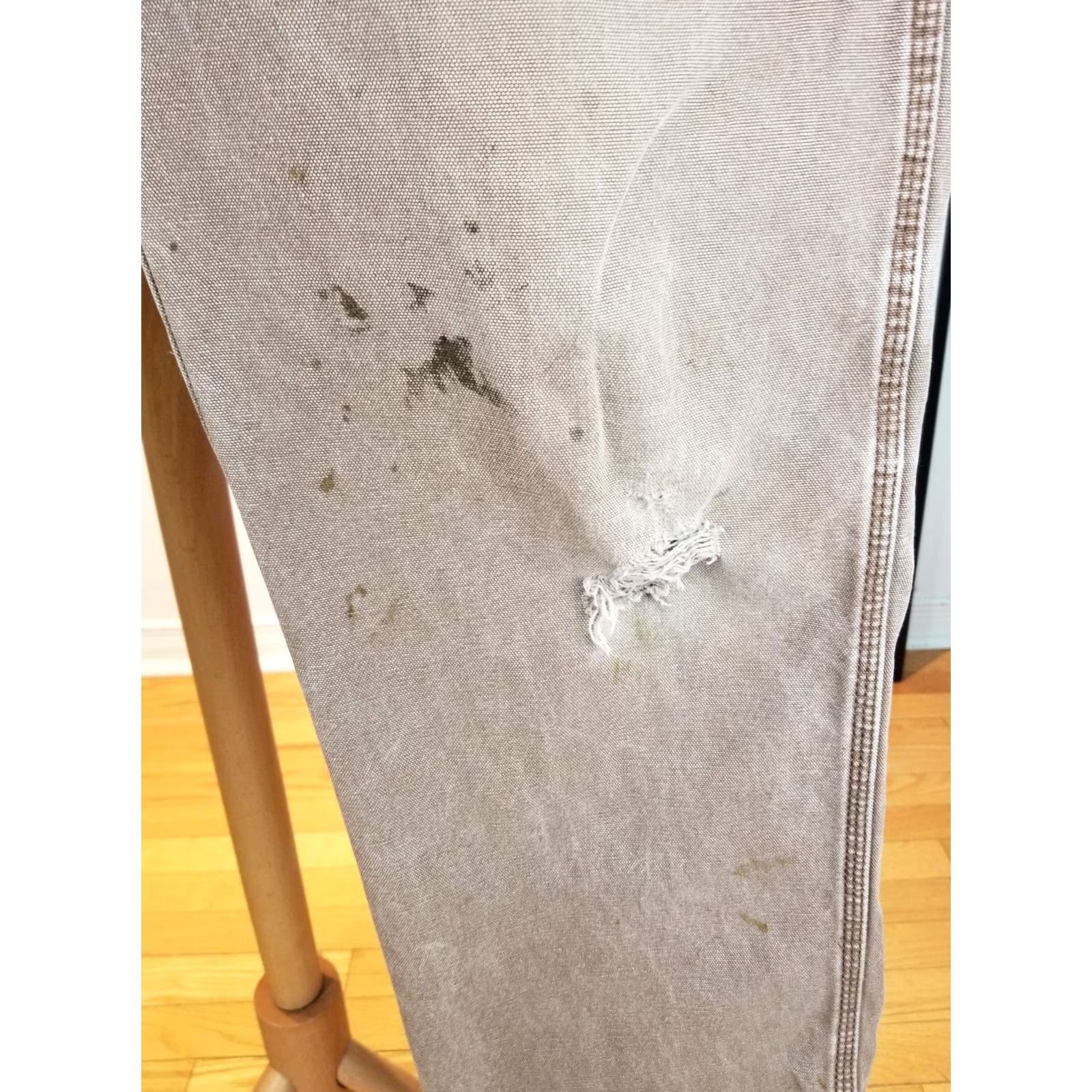 Dickies VINTAGE Y2K DICKIES DUCK DISTRESSED TRASHED CARPENTER PAINTER PANTS SZ 34 Mens Pants Brown 34 33 42 Canvas Cotton Carpenter 34 inches Size US 34 / EU 50 - 5 Thumbnail