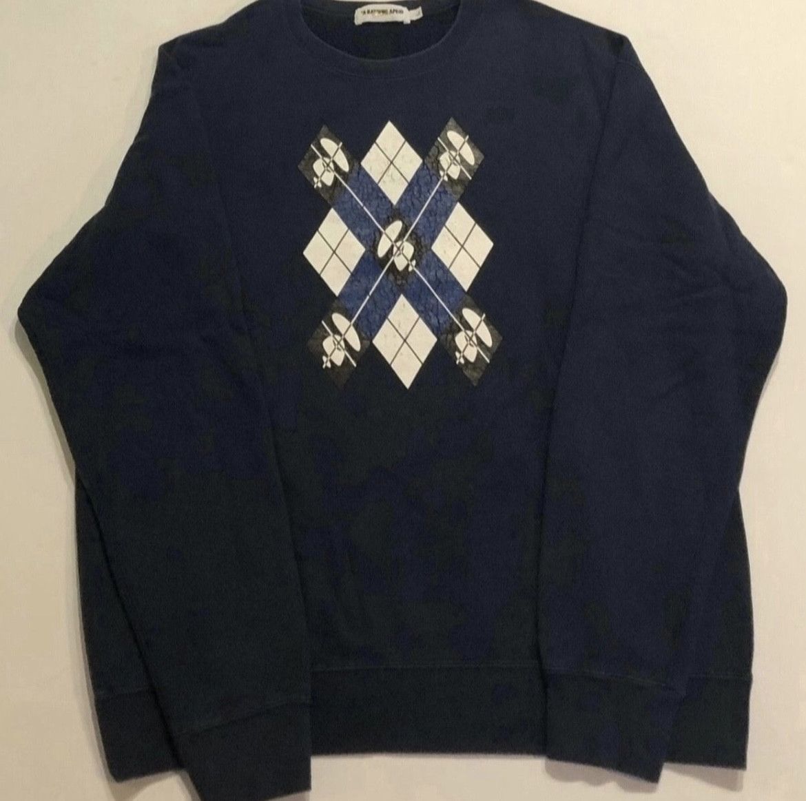 Bape Bape crew neck pullover sweatshirt Size US XL / EU 56 / 4 - 1 Thumbnail