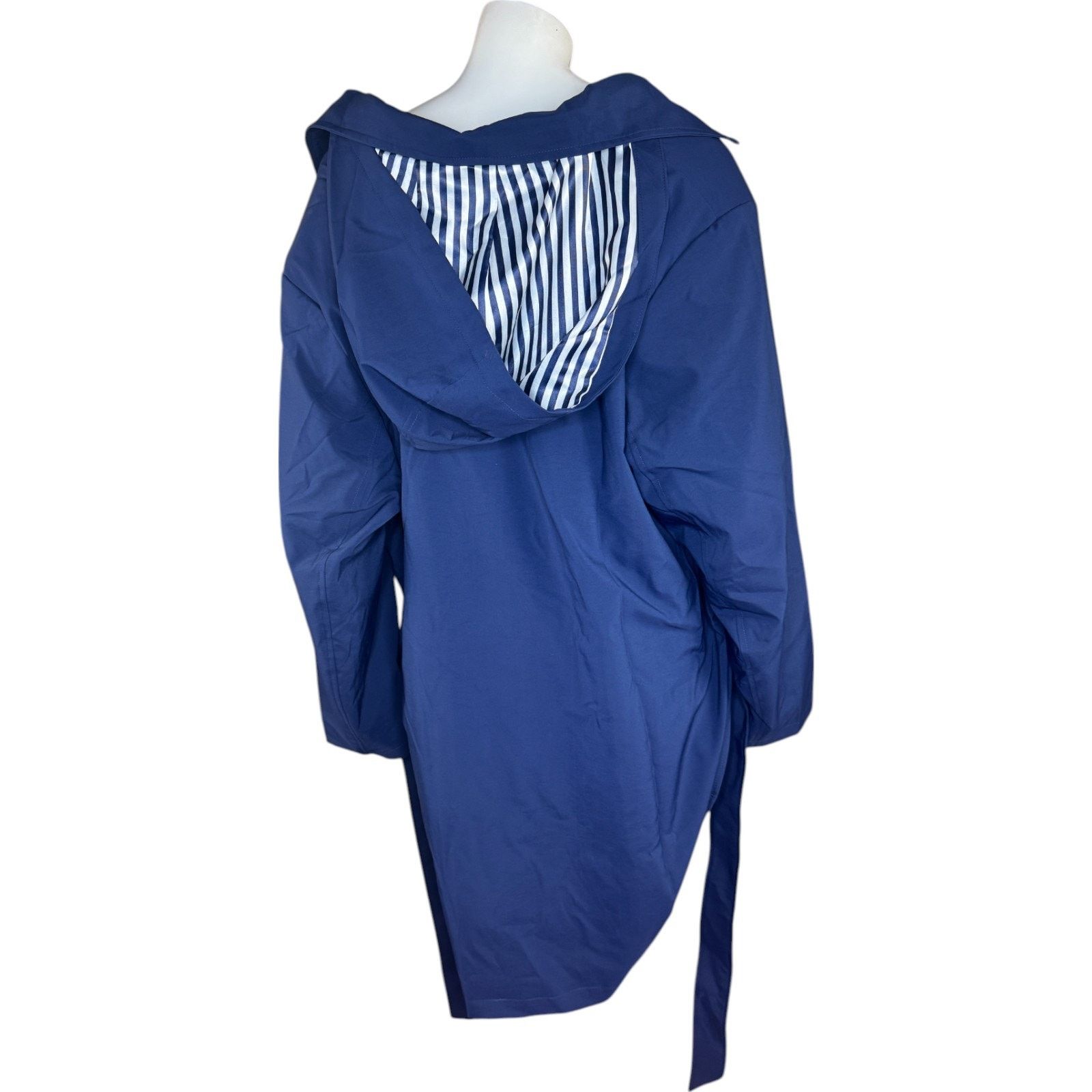 Other Dennis BassoWater Resistant Trench Coat Navy Large Petite Size L / US 10 / IT 46 - 10 Thumbnail