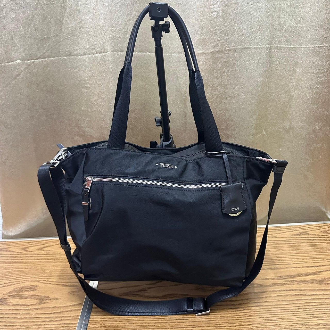 Tumi Authentic TUMI Mauren Tote Voyageur Black Nylon Size ONE SIZE - 2 Thumbnail
