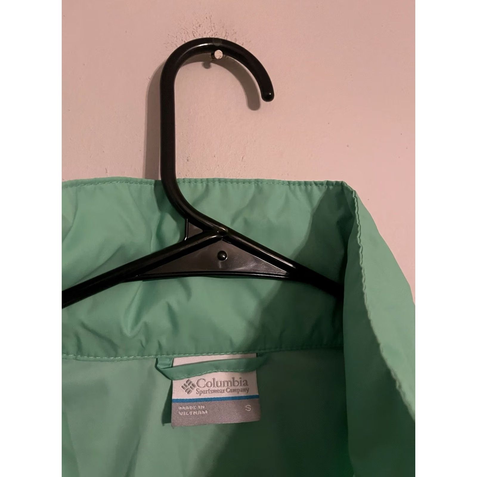 Rains Columbia Switchback III Windbreaker Jacket Light Jade Green Women's Small Size S / US 4 / IT 40 - 3 Thumbnail
