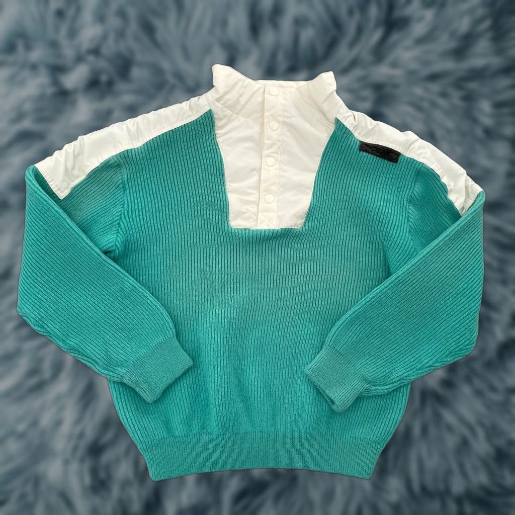 Spyder VINTAGE Spyder Women's Pullover Sweater Large Blue Wool Knitted Logo Casual Outdoor Size L / US 10 / IT 46 - 1 Thumbnail