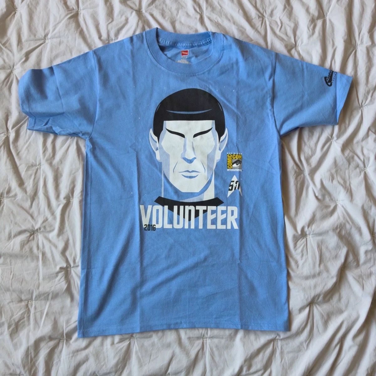 Hanes 2016 SDCC Comic Con Volunteer Star Trek Spock 50th Size US S / EU 44-46 / 1 - 1 Thumbnail
