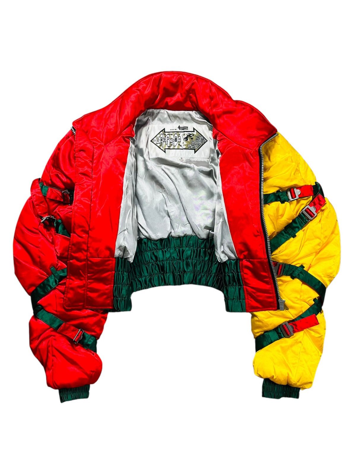 20471120 1980s Gagando - Multicolor Parachute Bondage Jacket Size US M / EU 48-50 / 2 - 2 Thumbnail