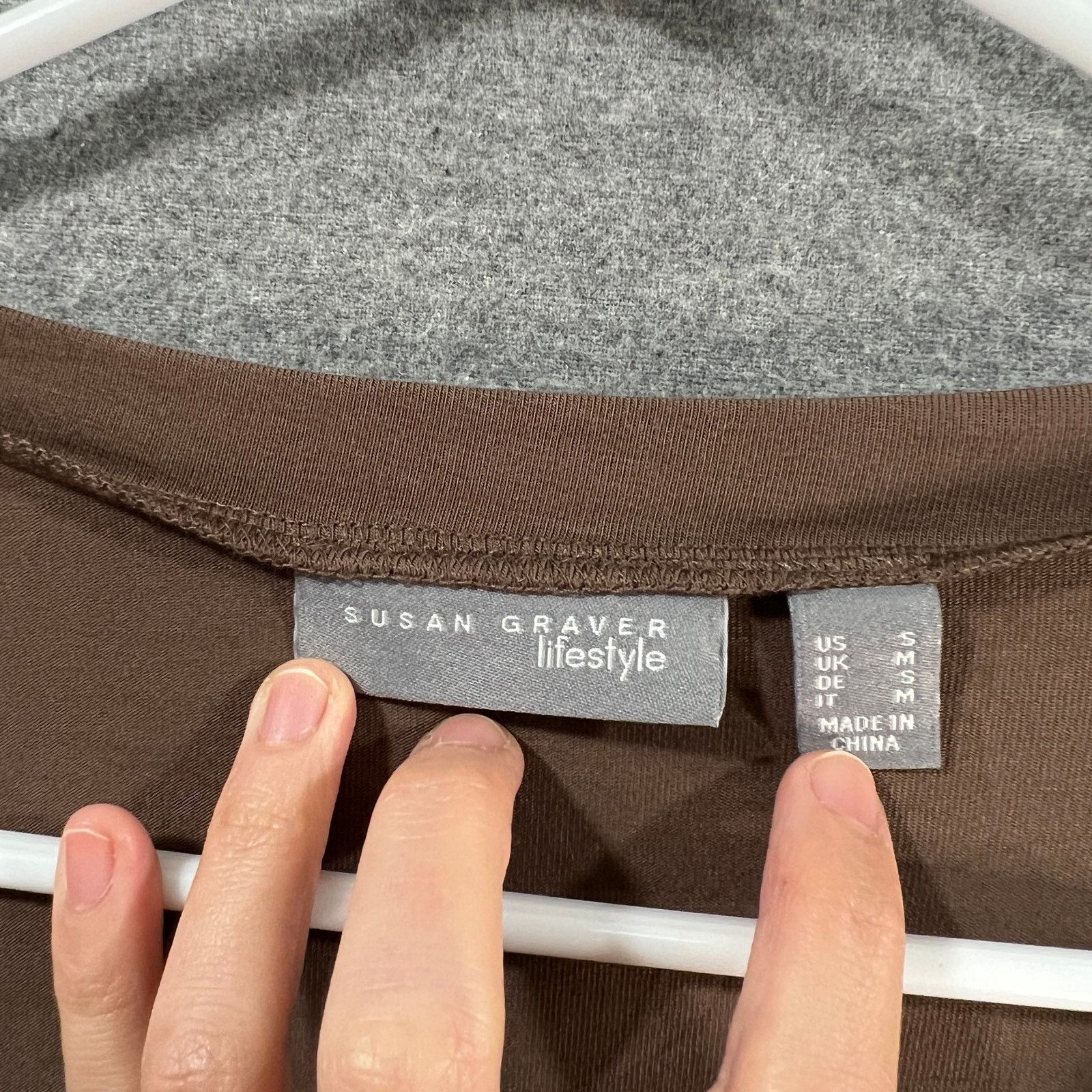 Other Susan Graver Lifestyle Reg Spa Knit V-Neck Long Sleeve A- Size S / US 4 / IT 40 - 3 Thumbnail