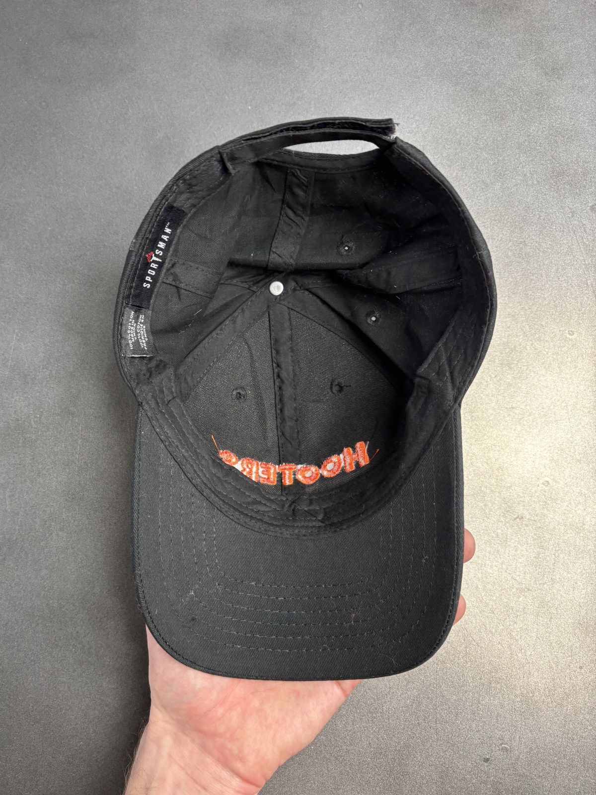 Vintage Vintage Hooters Hat 1990s 2000s Velcro Strap Back Y2K Sports Size ONE SIZE - 5 Thumbnail
