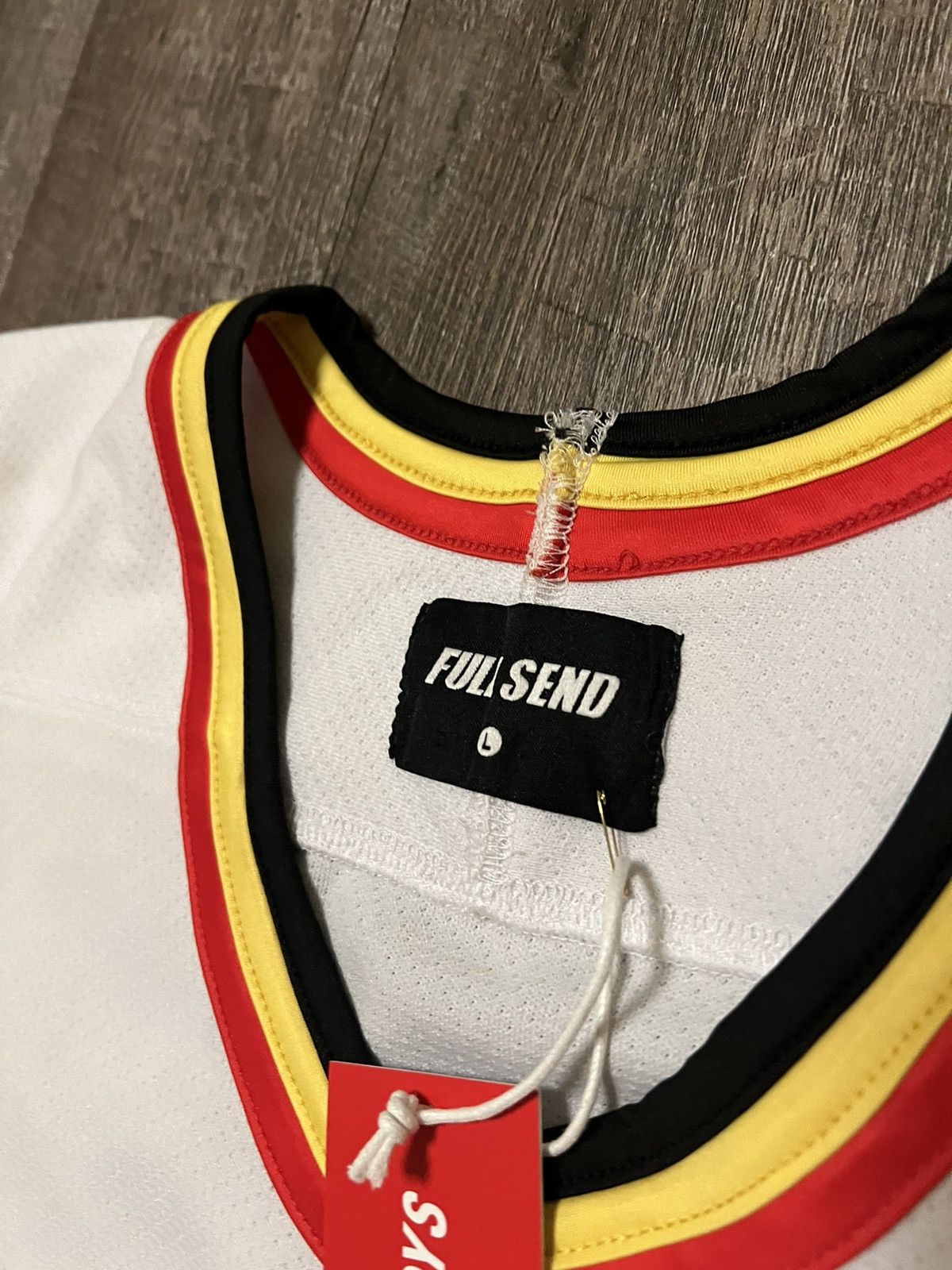 Full Send Full Send Nelk Boys Vancouver Canucks Hockey Jersey Size US L / EU 52-54 / 3 - 5 Thumbnail