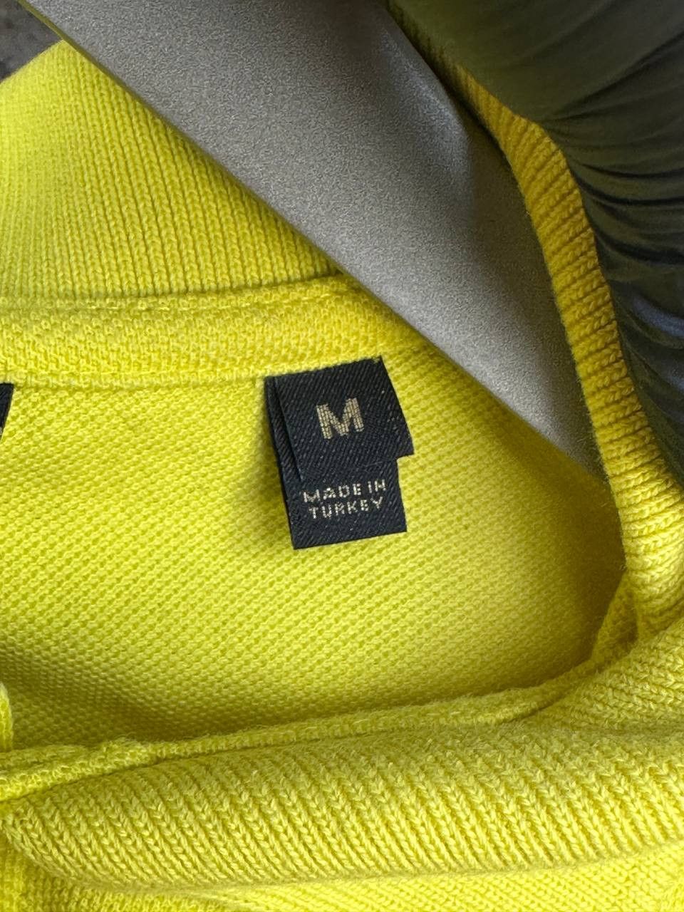 Belstaff Belstaff Polo Shirt Light Yellow Short Sleeve Patch Logo Size US M / EU 48-50 / 2 - 9 Thumbnail