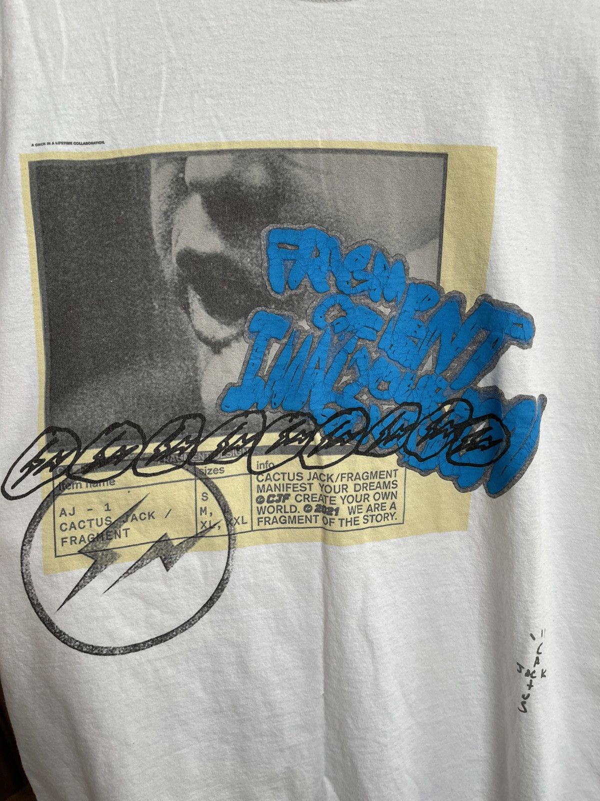Fragment Design Cactus Jack Travis Scott Fragment T-Shirt Tee Size US M / EU 48-50 / 2 - 5 Thumbnail