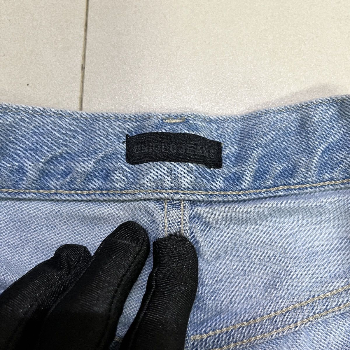 Japanese Brand × Uniqlo × Vintage Uniqlo Baggy Wide Jeans Size US 28 / EU 44 - 6 Thumbnail