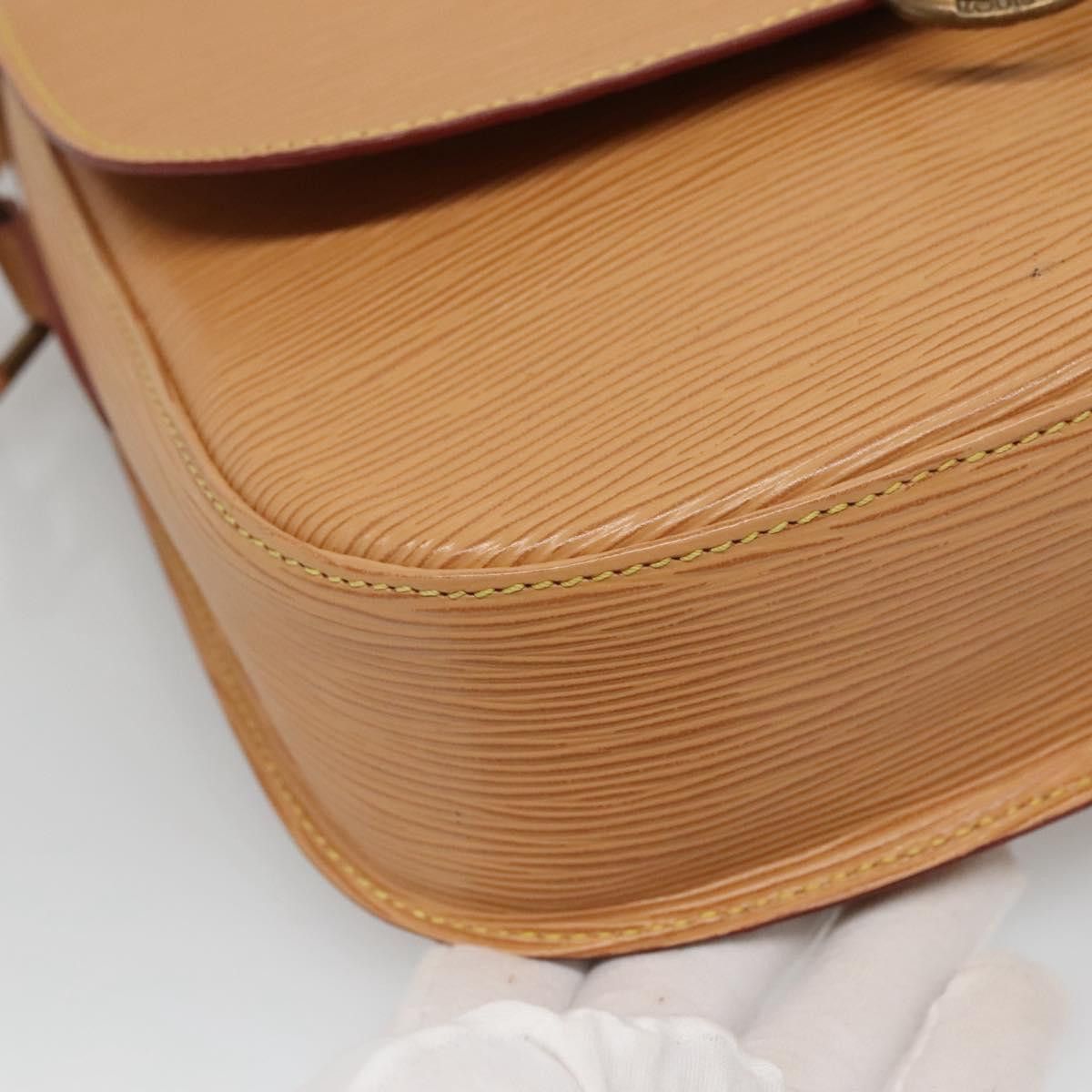 Louis Vuitton LOUIS VUITTON Epi Saint Cloud GM Shoulder Bag Beige M52196 Size ONE SIZE - 16 Thumbnail