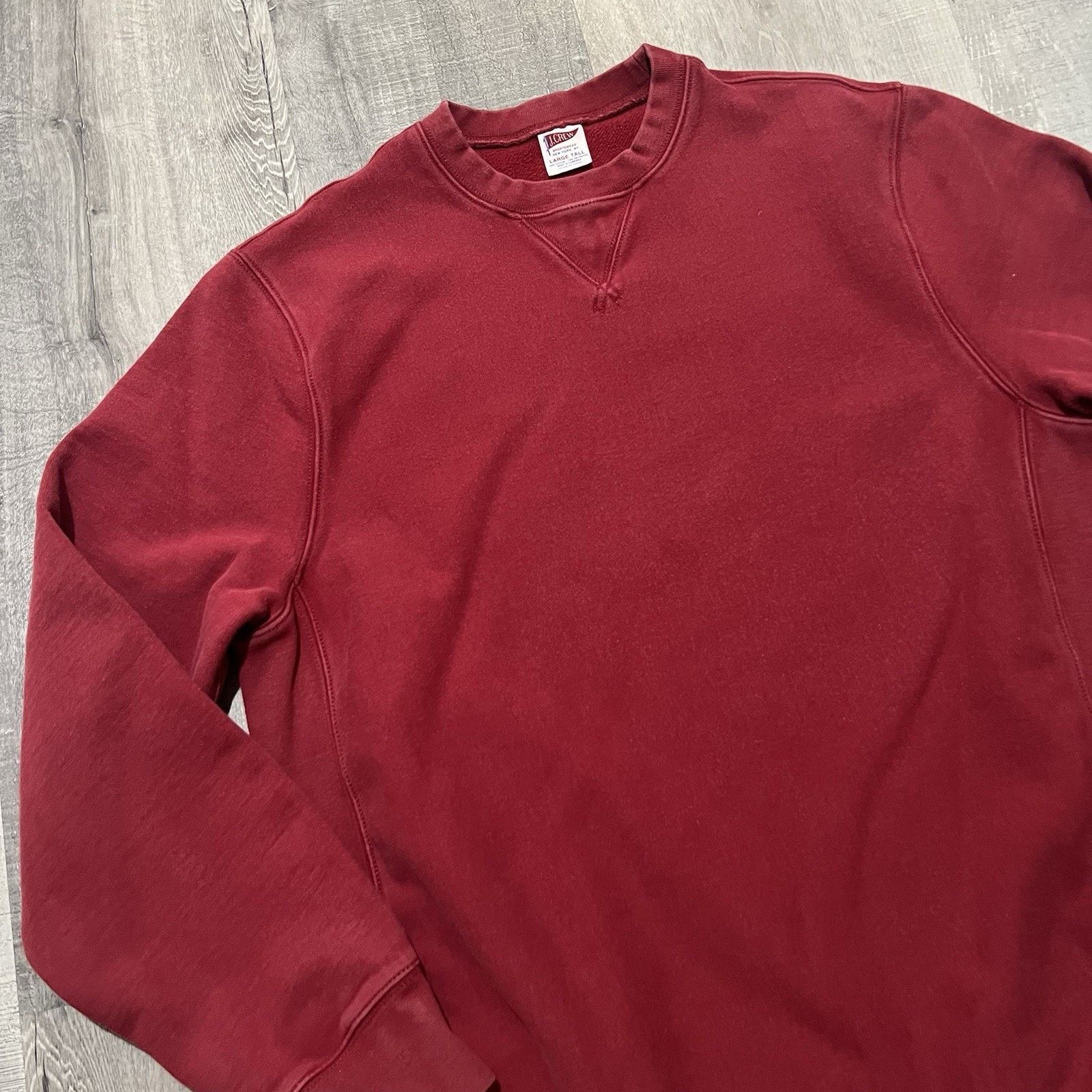 J.Crew VTG J Crew Sportswear Sweatshirt 90s Red Reverse Weave LT Size US L / EU 52-54 / 3 - 4 Thumbnail
