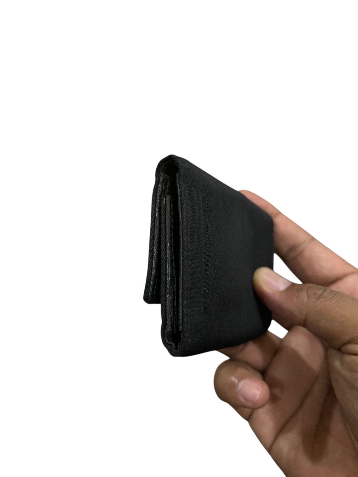 Prada PRADA TESSUTO NYLON KEY CASE HOLDER BLACK Size ONE SIZE - 18 Thumbnail