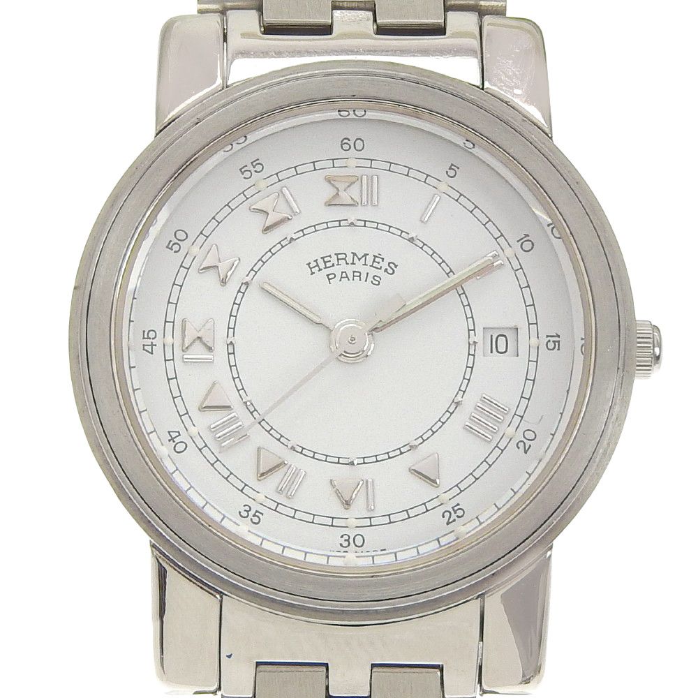 Hermes Hermes Hermès Carrick Stainless Steel Watch Metal Quartz DUTY FREE for USA Size ONE SIZE - 1 Thumbnail