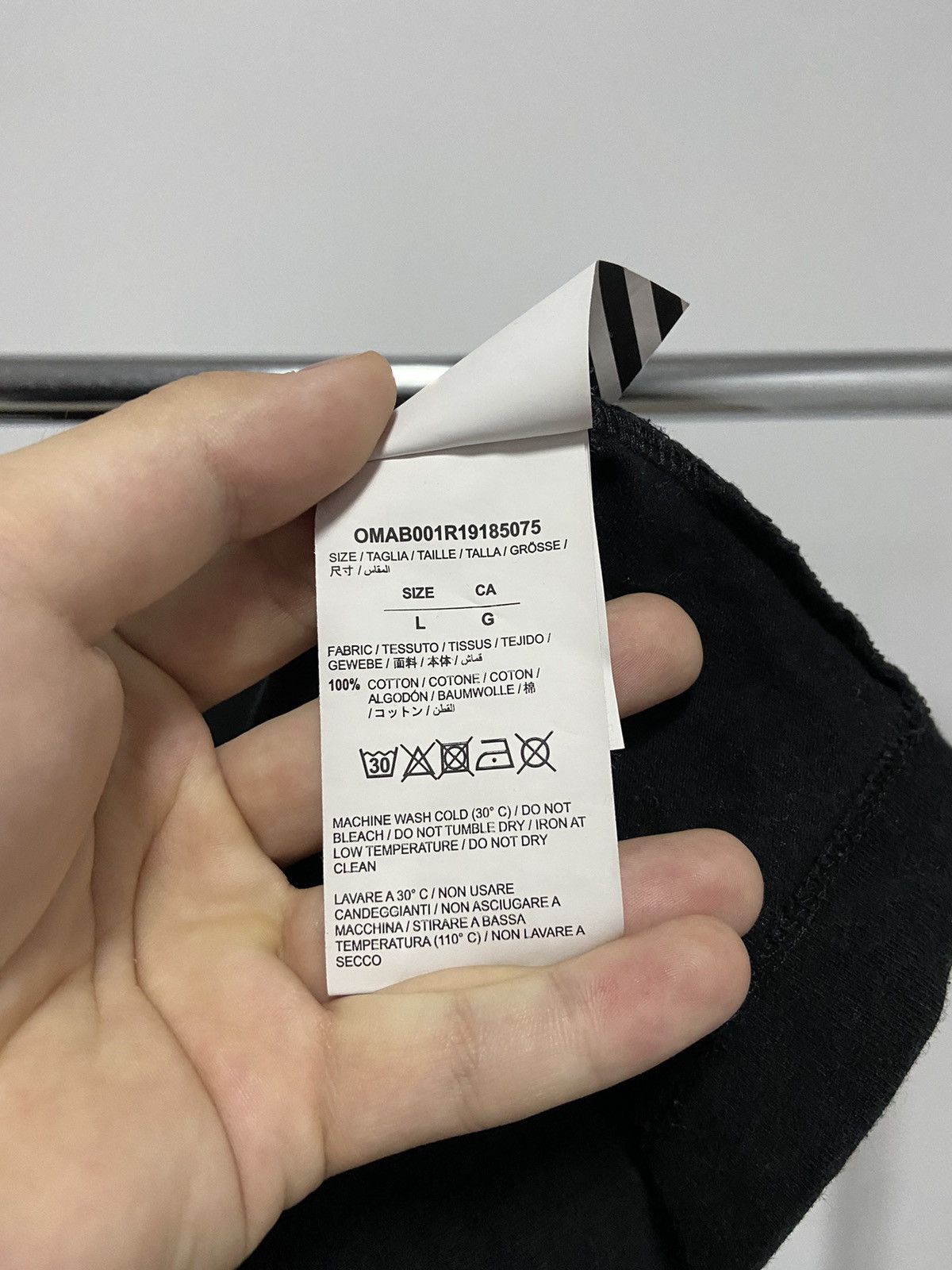 Off-White × Vintage Off white vintage big logo geometric longsleeve Size US L / EU 52-54 / 3 - 6 Thumbnail