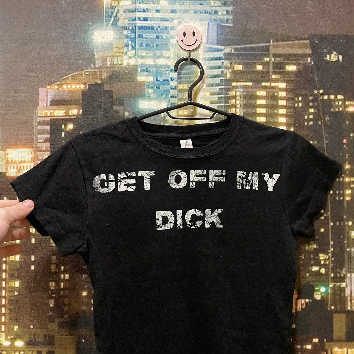 Band Tees OPIUM T SHIRT HUMOR GET OFF MY DICK PENIS SEX PORNSTAR 90s Size S / US 4 / IT 40 - 4 Thumbnail