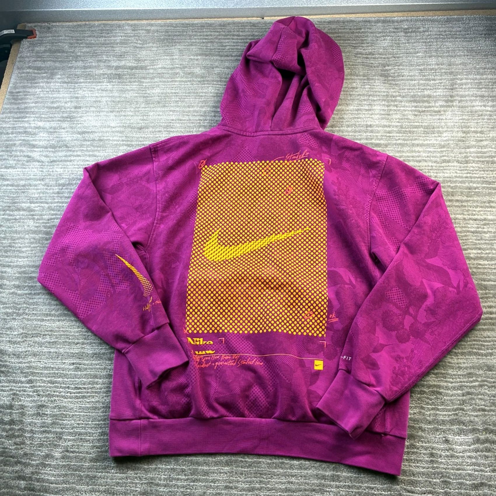 Nike Nike Tracksuit Mens Medium Purple Jacket Pants Set Standard Issue Basketball Size 40R - 3 Thumbnail