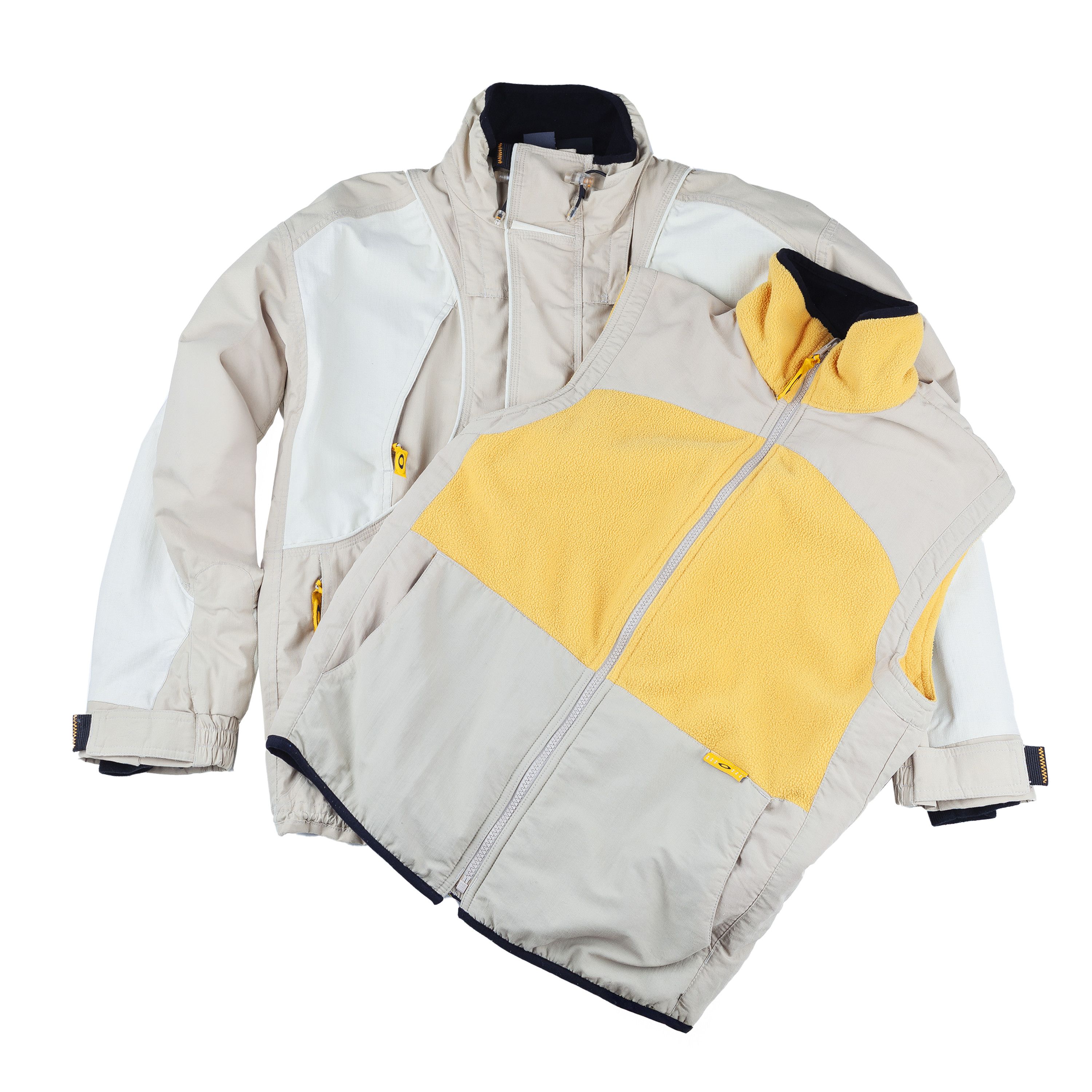 Oakley Oakley Vintage Software Beige Multi-Pocket Jacket with Vest Size US M / EU 48-50 / 2 - 2 Thumbnail