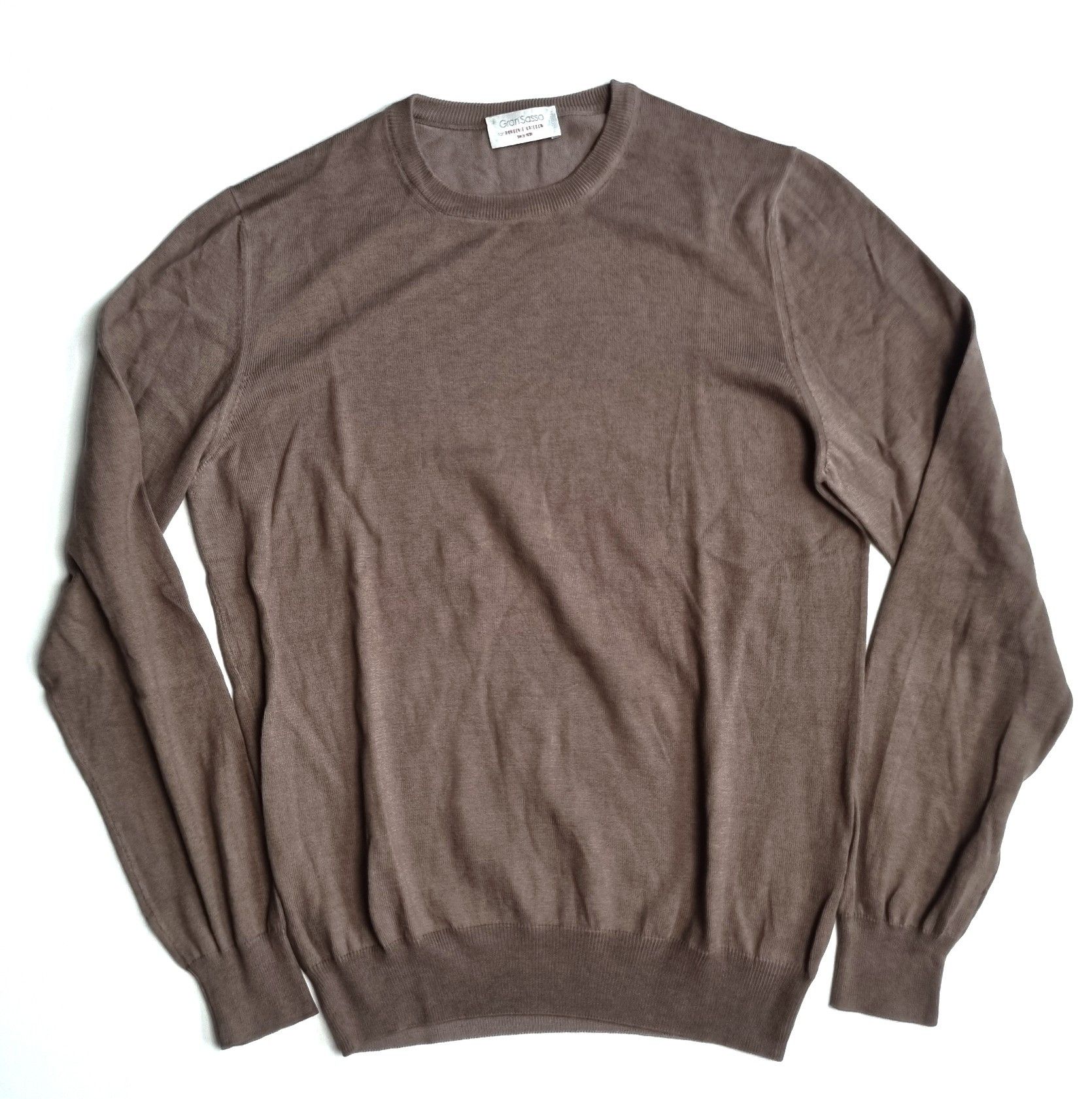 Gran Sasso Gran Sasso Crewneck Cotton Jumper Size US M / EU 48-50 / 2 - 1 Thumbnail