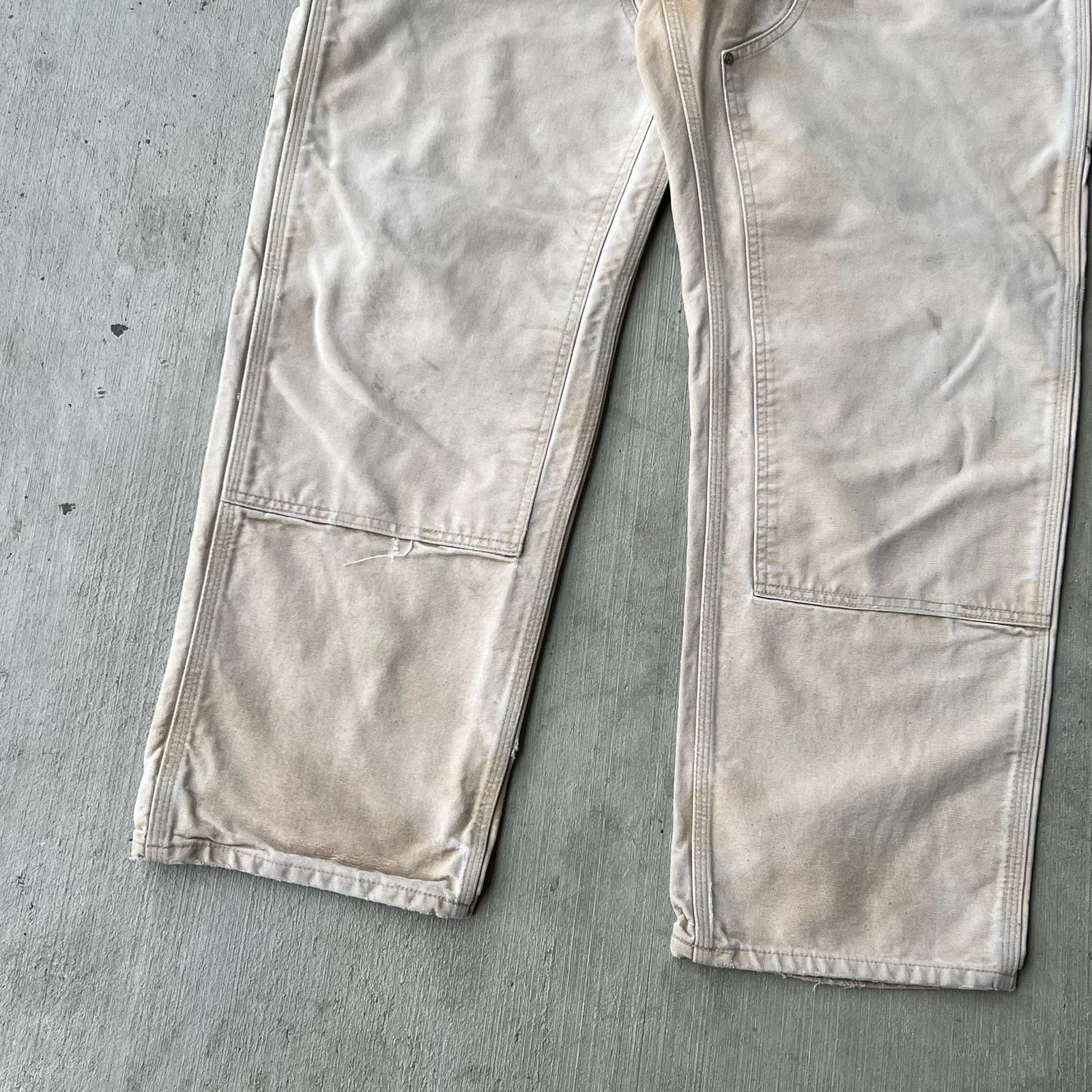 Carhartt × Vintage Carhartt faded brown double knee work wear carpenter pants Size US 36 / EU 52 - 8 Thumbnail