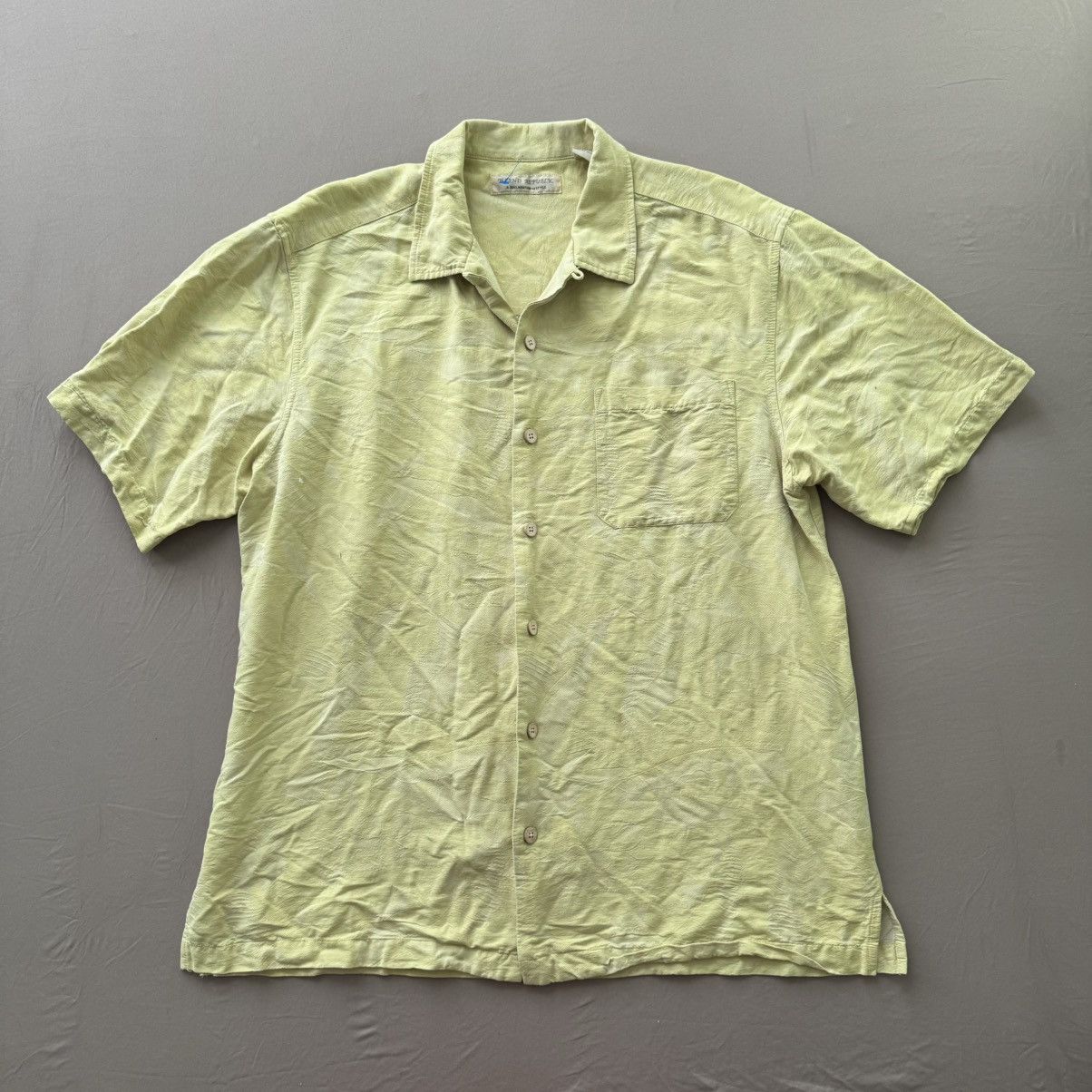 Designer × Other × Vintage Vintage Island Republic Silk Camp Collar Shirt Size US XL / EU 56 / 4 - 1 Thumbnail