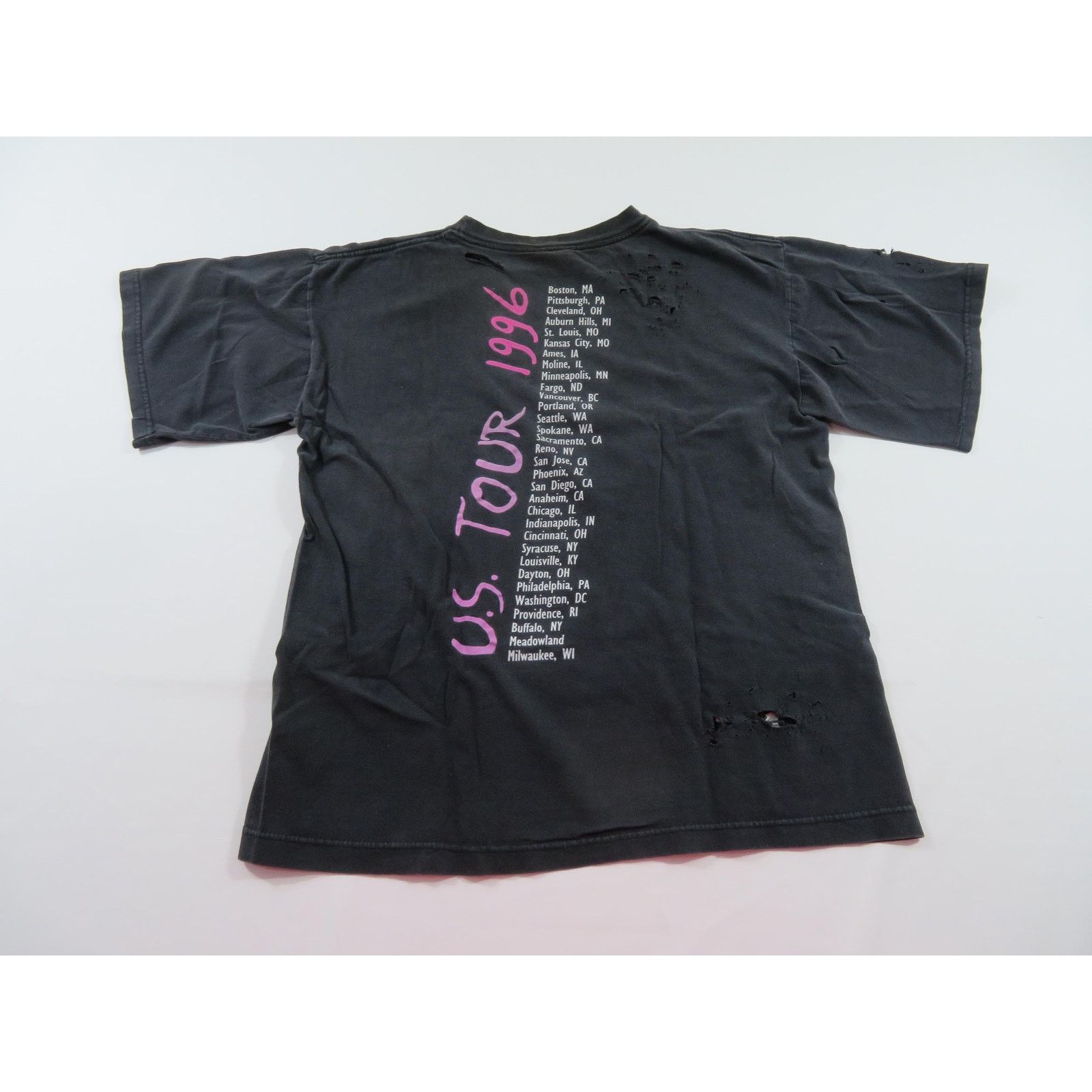 Other Neil Diamond Distressed Black Rock T-shirt Sz L 1990s Size US L / EU 52-54 / 3 - 3 Thumbnail