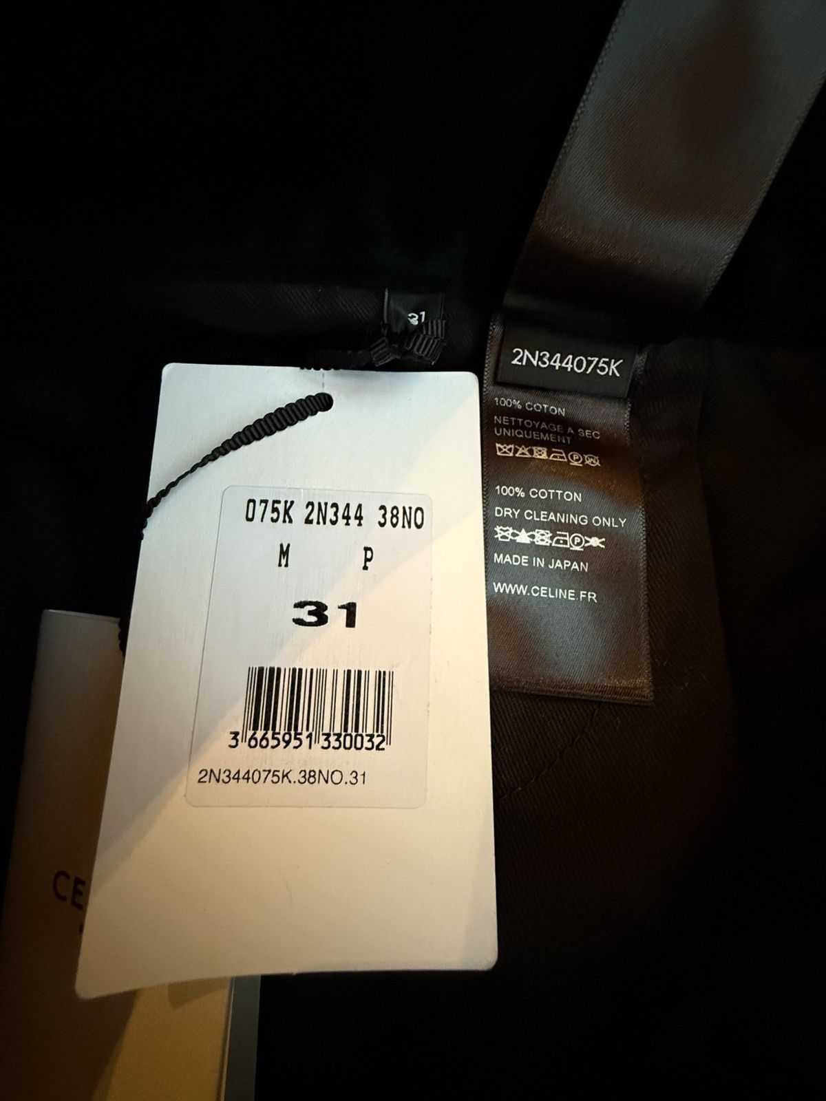 Celine Holy Grail FW20 Celine dylan velvet black flared jeans 31 Size US 31 - 24 Thumbnail