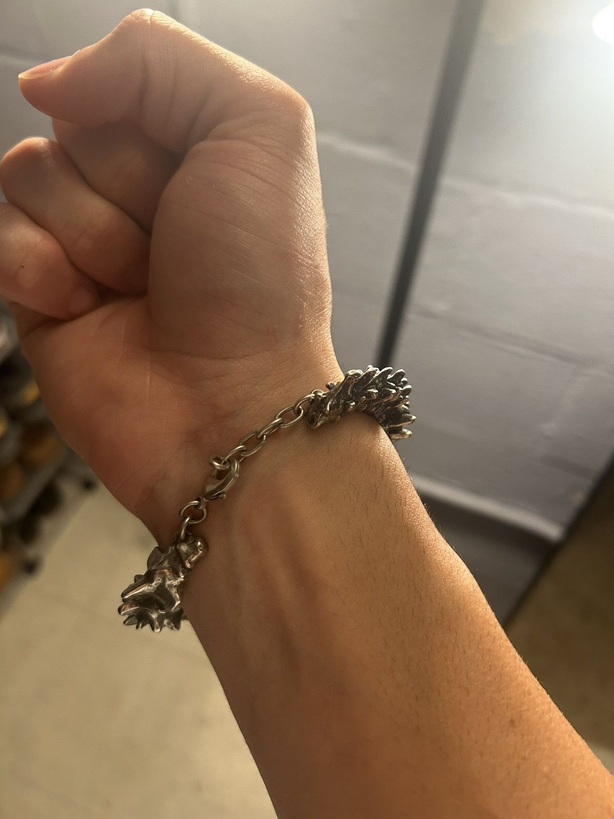 Japanese Brand Silver stainless steel spiked bracelet Size ONE SIZE - 2 Thumbnail