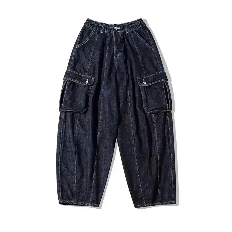 Japanese Brand Vintage Streetwear Pocket wide leg jeans y2k hip hop Size US 32 / EU 48 - 6 Thumbnail