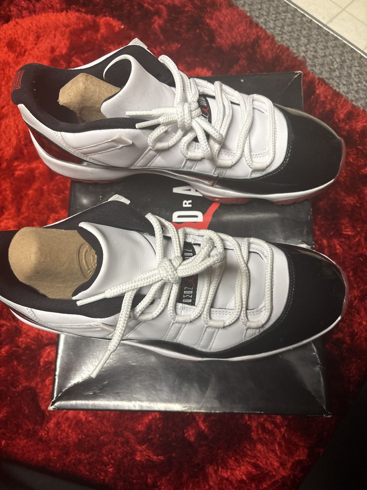 Jordan Brand Jordan 11 Retro Low Concord Bred Size US 12 / EU 45 - 4 Thumbnail