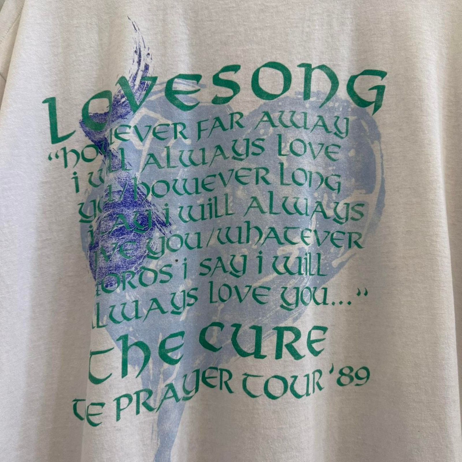 Other Vintage 1989 the cure lovesong grail t-shirt Size US XXL / EU 58 / 5 - 5 Thumbnail