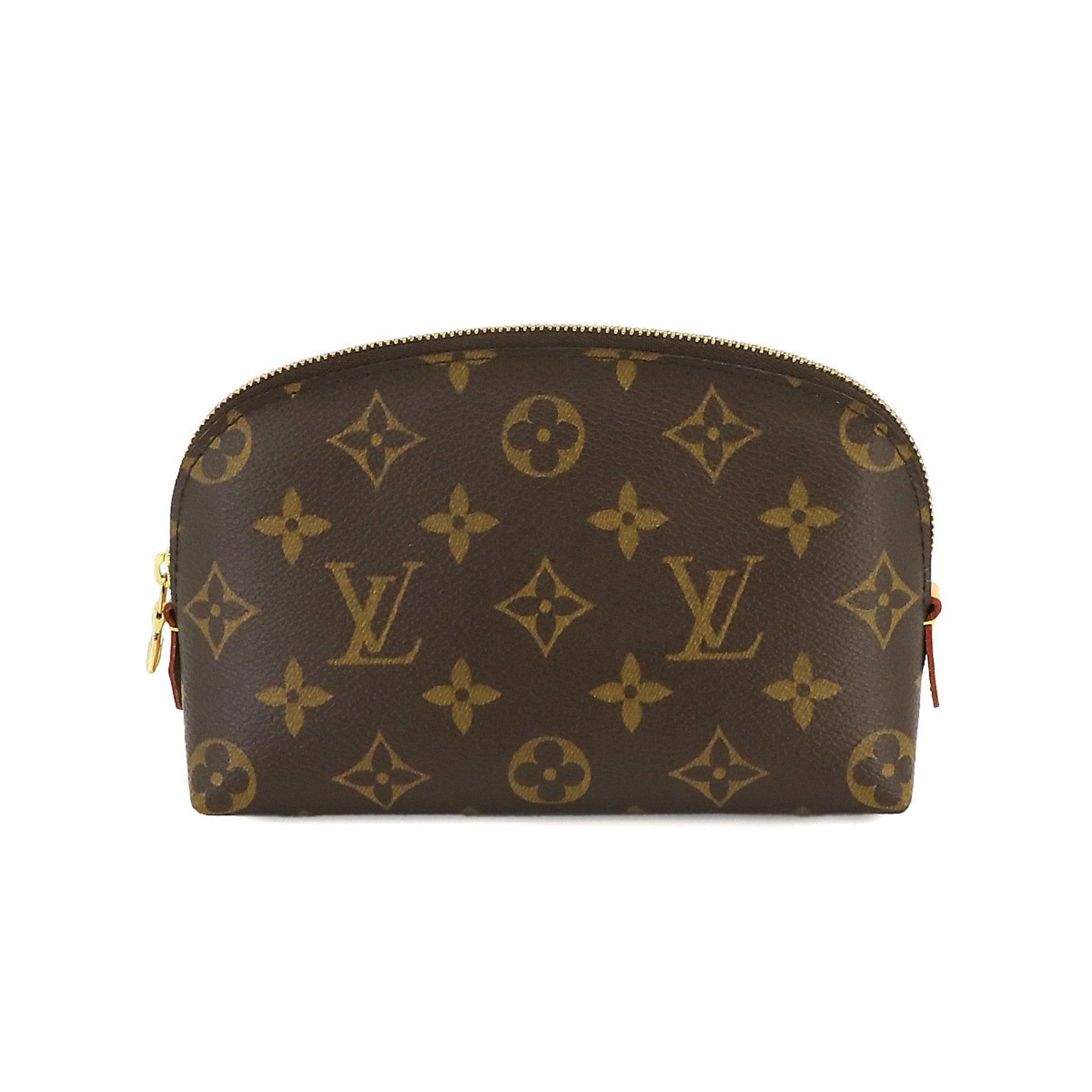 image of Louis Vuitton Monogram Pochette Tick Pouch Brown M47515 Cosmetic, Women's