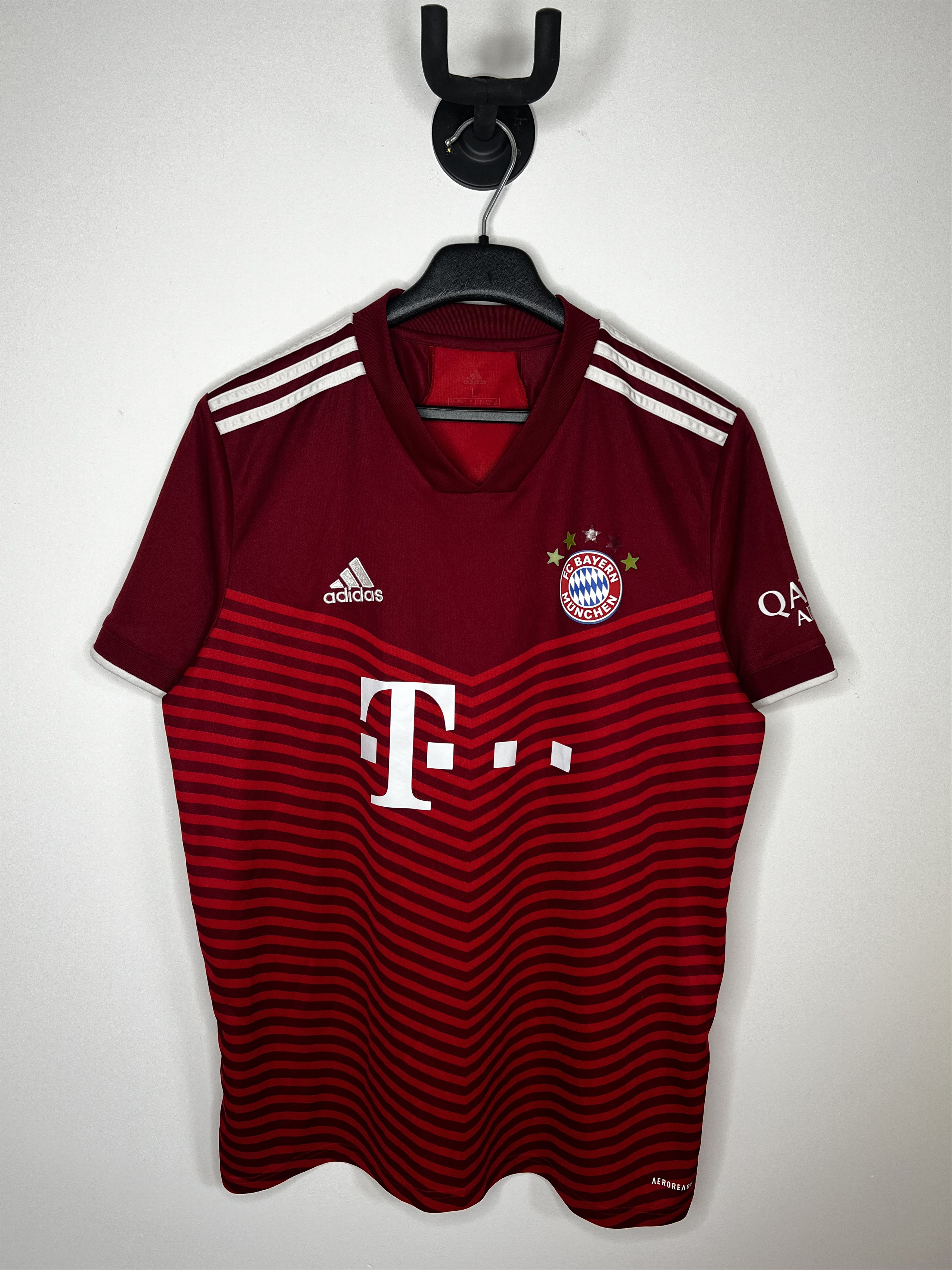 Adidas BAYERN MUNICH 2021 2022 HOME FOOTBALL SHIRT SOCCER JERSEY Size US L / EU 52-54 / 3 - 1 Thumbnail