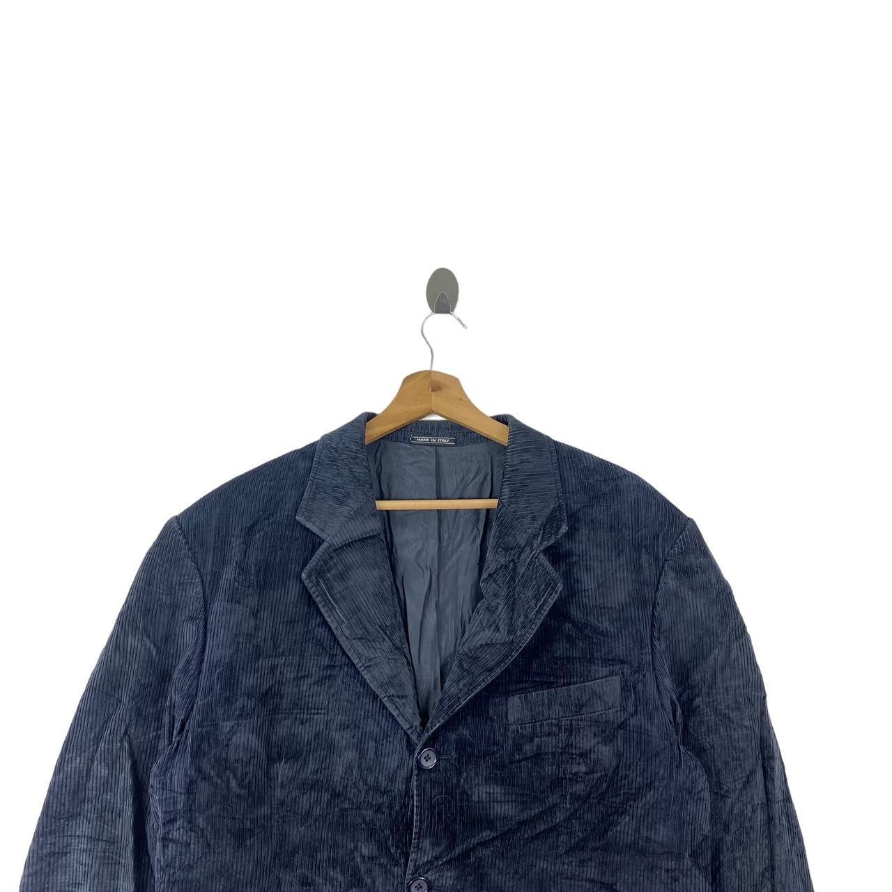 Goliath Vintage GOLIATH USUOMO VELLUTO Made In Italy Suede Blazer Size 42R - 3 Thumbnail