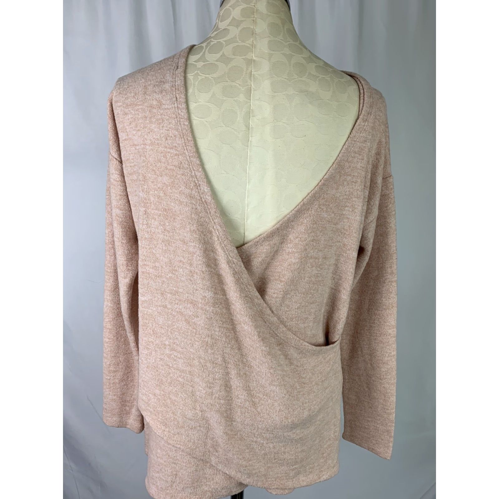 J.Crew VINTAGE J.CREW Small Reversible V-Back Long Tunic Sweater Women Pink 21" Chest 27" Shoulder to Hem 18" Sleeve Mens Womens Girls Size S / US 4 / IT 40 - 5 Thumbnail