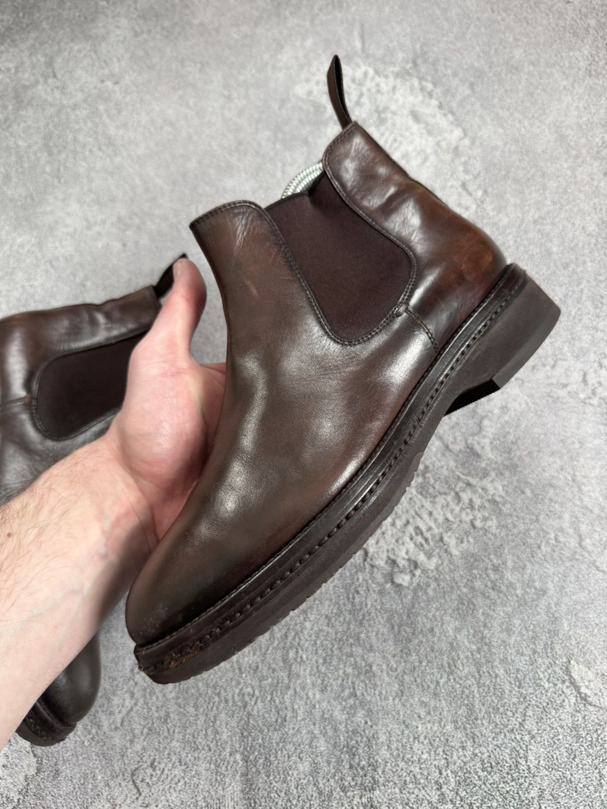 Santoni Santoni Women’s Brown Leather Chelsea Boots – Size EU 38 Size US 8 / IT 38 - 9 Thumbnail