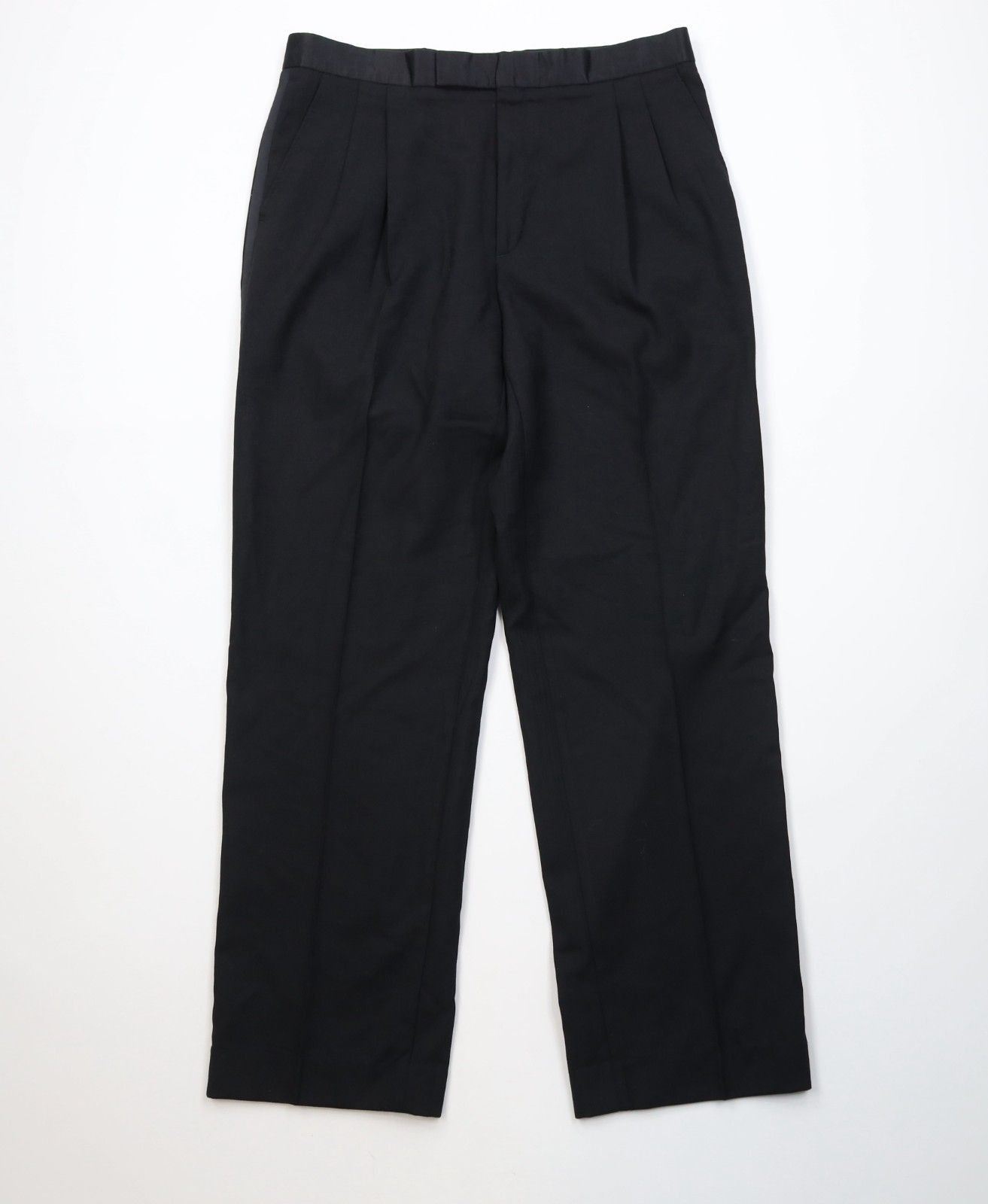 Vintage Vintage 90s Streetwear Wide Leg Tuxedo Wedding Prom Pants Size US 34 / EU 50 - 1 Thumbnail