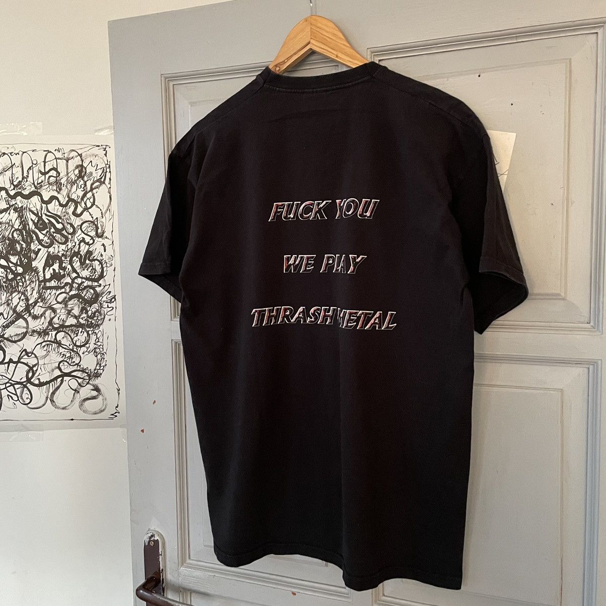 Band Tees × Vintage Vintage 00’s Mortal Factor t-shirt Size US L / EU 52-54 / 3 - 5 Thumbnail